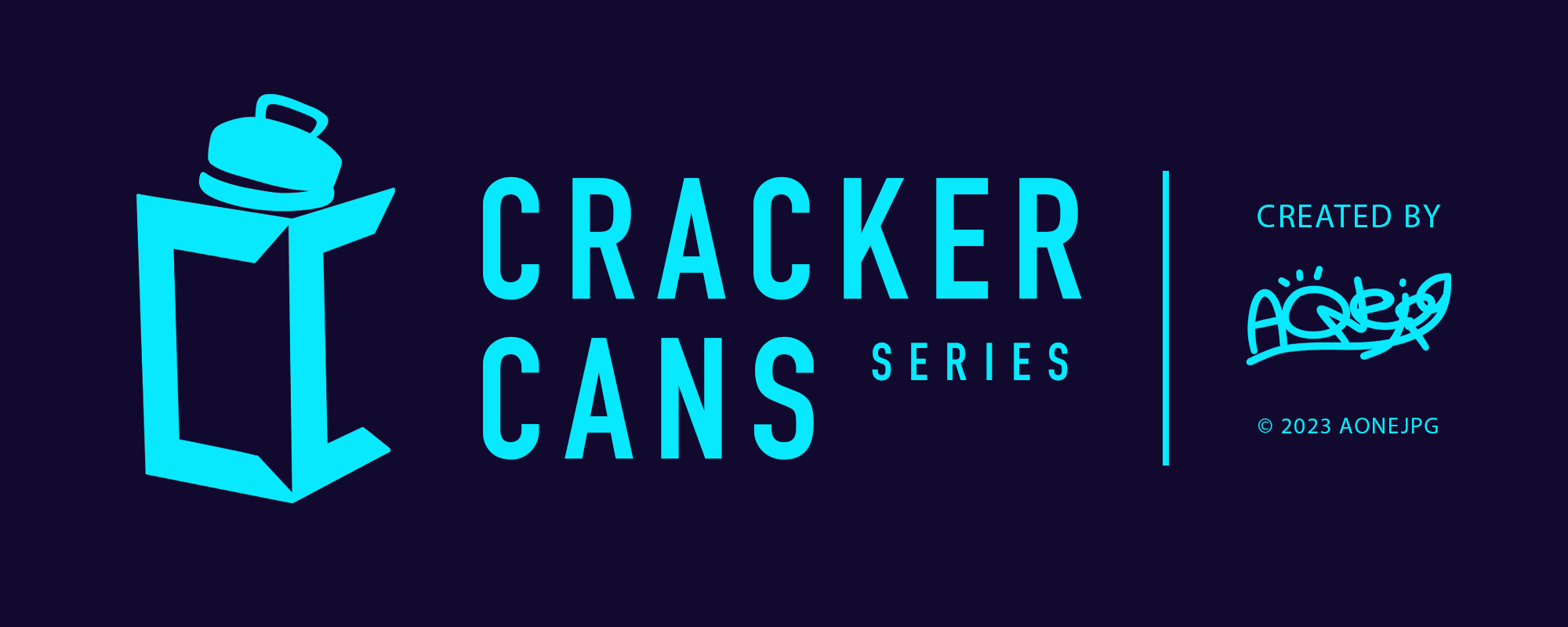 CRACKER CANS banner